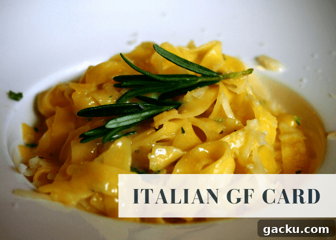 Gluten-Free Travel Tips for Italy: Where to Eat & What to Avoid 17 Eat Gluten-Free in Italy with Restaurant cards