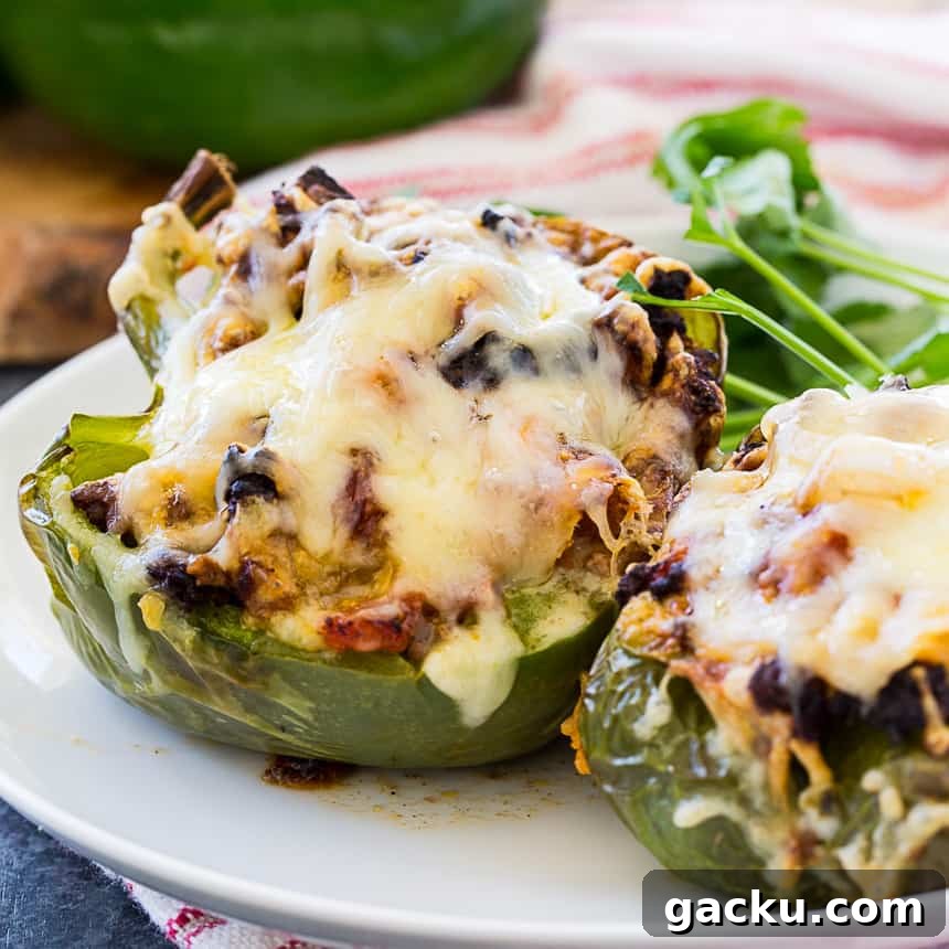 Air Fryer Taco-Stuffed Bell Peppers | Low-Carb Dinner Idea 2 Air Fryer Taco Stuffed Peppers (Low Carb)