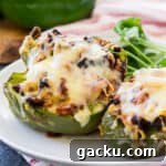 Air Fryer Taco Stuffed Peppers (Low Carb)