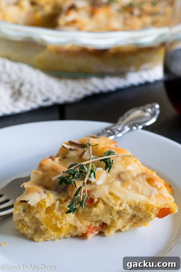 Cheesy Lentil Casserole with Garlic and Herbs 3 cheesy lentil bake
