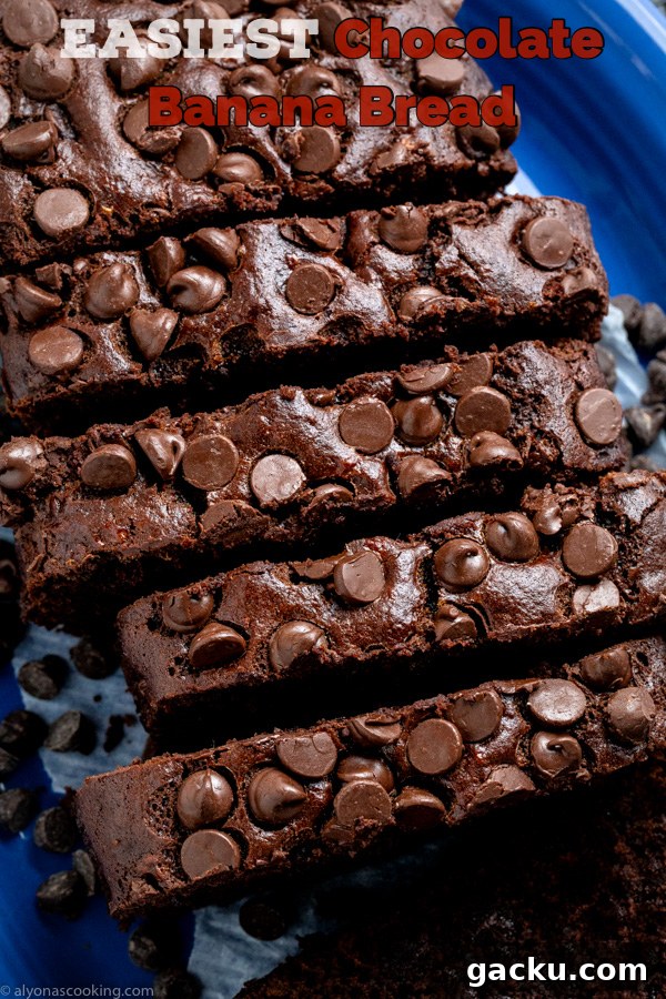 Chocolate Banana Bread Recipe with Melty Chocolate Chunks 4 img 9031 3