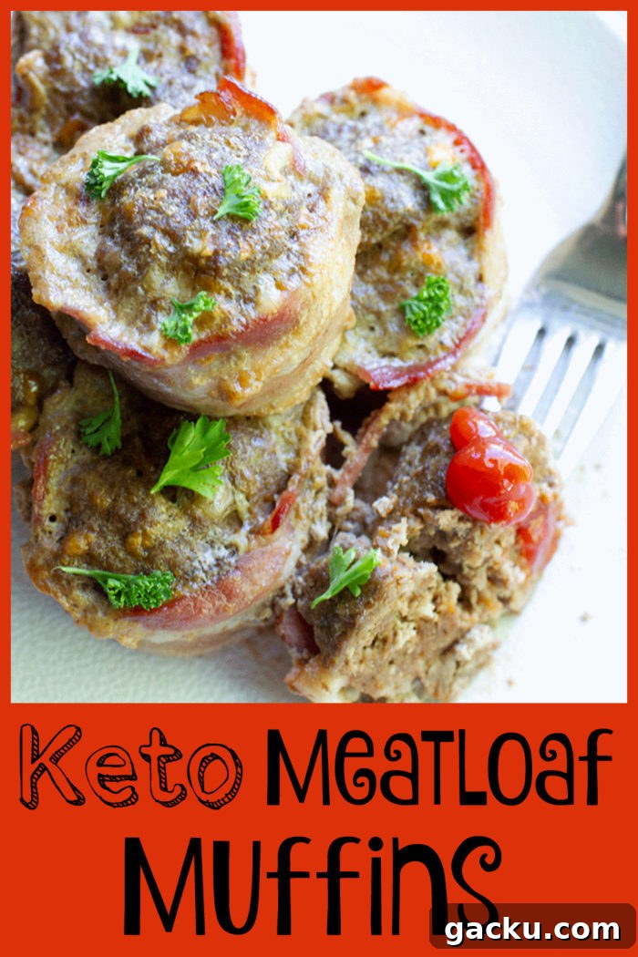 Keto Meatloaf Muffins: Low-Carb Savory Mini Meatloaves 5 Keto Meatloaf Muffins with bacon make these an extra special treat! Keto Meatloaf, Meatloaf, Muffins, Keto, Low Carb,