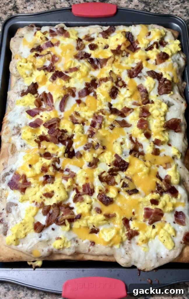 Loaded Breakfast Pizza: Quick Savory Morning Pizza Recipe 8 Breakfast Pizza